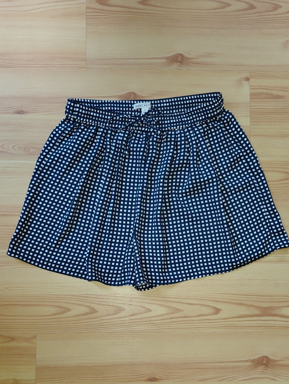 J. Crew Navy and White Checked Women's Shorts